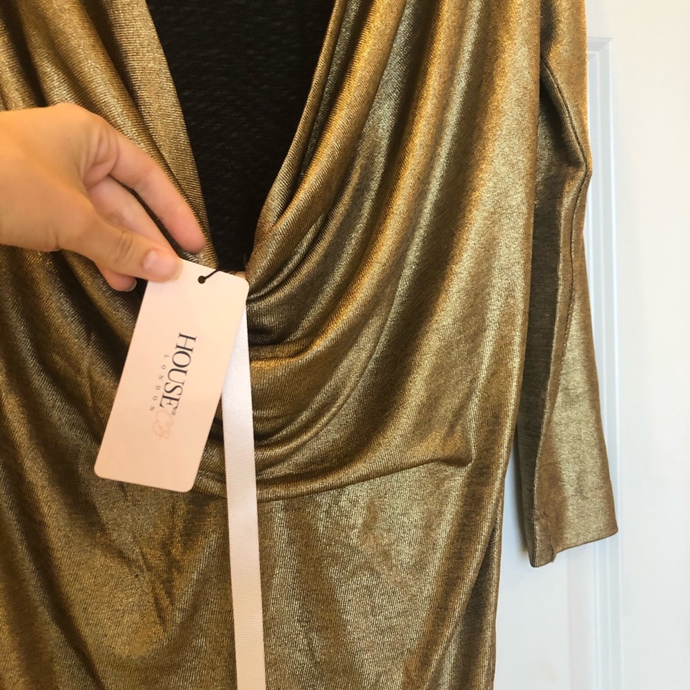 House of CB Gold cocktail dress - Picture 7 of 9